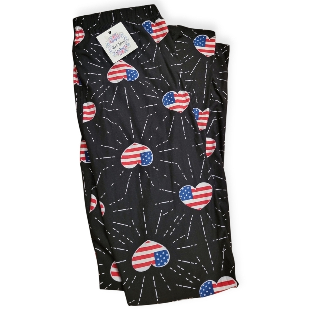 My LaLa Patriotic Leggings